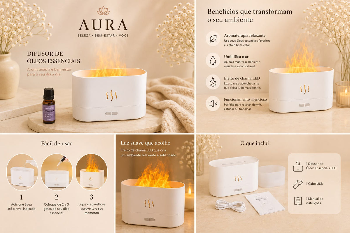 Difusor Aura LED- AuraMist